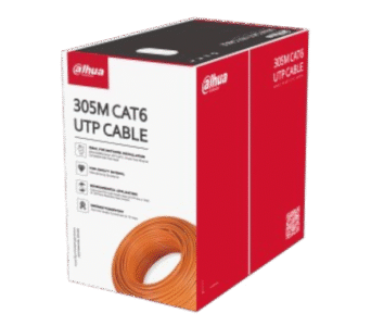 Dahua DH-PFM922I-6UN-C-V2 – Câble UTP Cat6 305 m, CCA, PoE, gaine PVC ignifuge