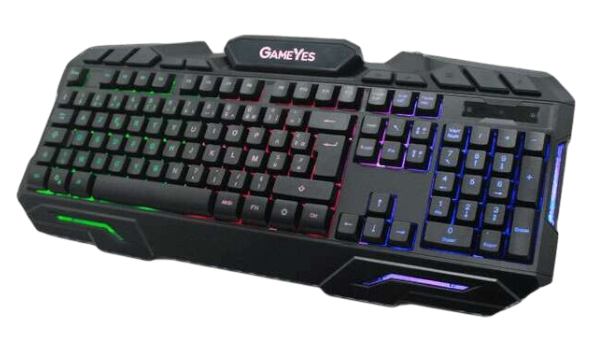 GameYes GY-101 – Clavier gamer USB AZERTY, RGB 7 modes