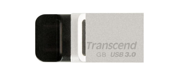 Transcend 880 OTG 32 Go – clé USB 3.1 Gen 1 / micro-USB OTG, métal