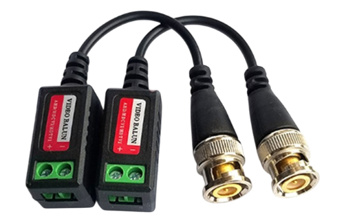 Balun Vidéo 2MP CAMYES – Transmission HD par Câble UTP, Compatible AHD/TVI/CVI, Installation CCTV