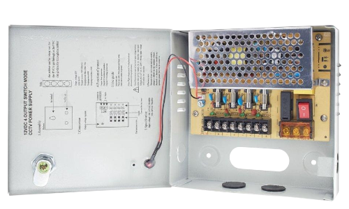 Boîte d'Alimentation CAMYES 12V 5A 4CH – Alimentation centralisée pour 4 caméras